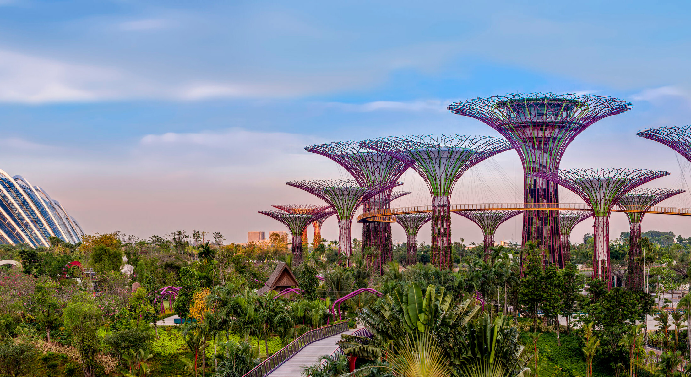 walk through Gardens By The Bay